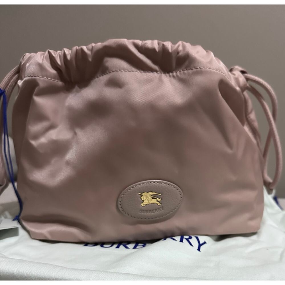 Burberry Logo Patch Drawstring Pouch - Picture 13 of 14